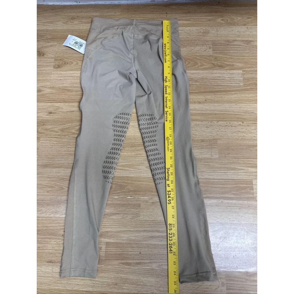 TuffRider Ladies Ventilated Schooling Tights Safari w/ Safari Small NWT